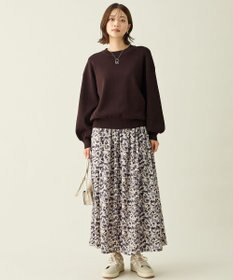 ANY 【ウエストゴム】モザイクプリントスカート