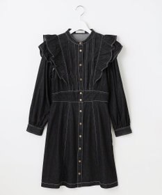 Feroux デニムミディ ワンピース