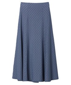 earth music&ecology ジャガードフレアスカート