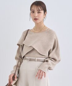 earth music&ecology ＳＥＴ２点クロスニット＋キャミソール