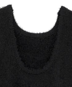 earth music&ecology フェザーUネックニットベスト