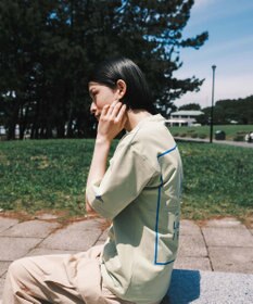 SHARE PARK LADIES 【UVカット・吸水速乾・ストレッチ・軽量 】バックプリントポケットTシャツ（S・Mサイズ）