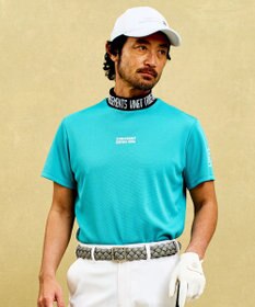 23区GOLF 【MEN】 4色から選べる ミニワッフルモックネック