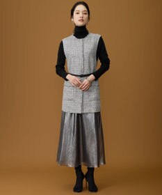 自由区 L 【カタログ掲載】シャイニーギャザー スカート