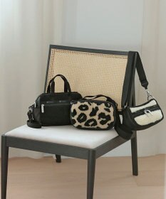 PUFFY CUBE CROSSBODY/レオパードシェルパ / LeSportsac