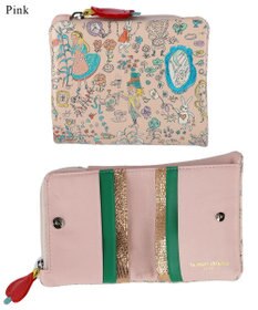 tsumori chisato CARRY 不思議の国のアリス 2つ折り財布 【使いやすい小銭入れ】
