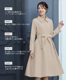 Tiaclasse L 【洗える】ステンカラードレスコート