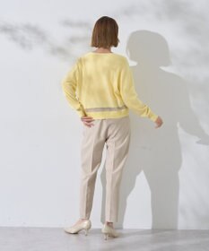 YECCA VECCA シアーMIXカーディガン