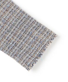 23区 GIOLICAツイード ノーカラー ジャケット