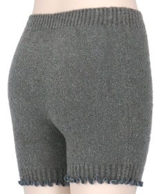 Wing あったかオーバーパンツ マシュマロ糸を使用 ここちよいフィット感 軽いはきごこち 1分丈 毛パン 秋 冬 ER0615 ウイング／ワコール