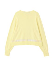 YECCA VECCA シアーMIXカーディガン