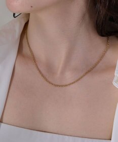 Phoebe <2点セット>【金属アレルギー対応】2setレイヤードチョーカーロープネックレス　ゴールド