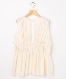 組曲 【先行予約】シアーリンクルクロス ティアードブラウス