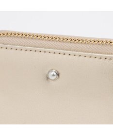 UNBILLION ペルケ perche / パール調ストラップ・ジャバラカードウォレット