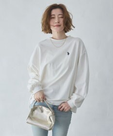 WEGO 【大好評により再入荷！】USPOLOだぼそでカラーロンT