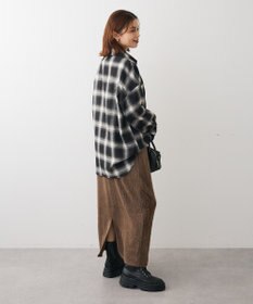 Green Parks 楽ちんシャギーＩラインスカート