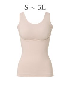 BRADELIS New York 【Yukine inc. 】ゆきねえ365綿混モアらく快適フルカップブラキャミ25 ノンワイヤー 補正下着 補整 カップ付き ブラトップ