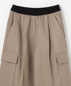 ANY L 【ウエストゴム】カーゴタックパンツ