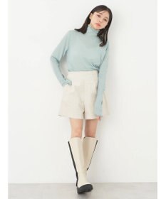 earth music&ecology シアータートルネックプルオーバー