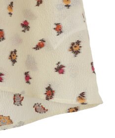 YECCA VECCA シアージャガードペプラムブラウス