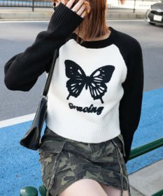 WEGO フラッフィーラグランちびニット