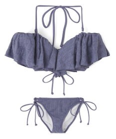 San-ai Resort（三愛水着楽園） 軽い着け心地でしっかり盛れる【楽盛り水着】　フリルワイヤービキニ　9M・11L　【San-ai Resort（サンアイリゾート）】