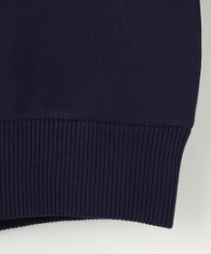 23区GOLF 【MEN】【 蓄熱裏地付き/ウォッシャブル】ロゴ ダブルジャガードニット