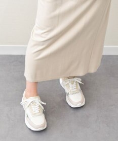 Bridget Birkin 【PARADIS COULEUR】異素材コンビレースアップスニーカー