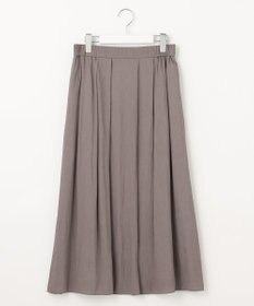 J.PRESS LADIES 【洗える】スプリットジョーゼット ランダムタック スカート