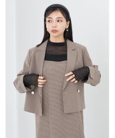 earth music&ecology ショートテーラードジャケット