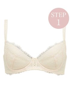 BRADELIS New York 【BRADELIS New York / 育乳ブラ・STEP1 集める】 ジャスミンステップ1ブラ22A1  しっかりバストを集めてナチュラルなシルエットを作る補整ブラ