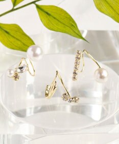 Phoebe リファインドビジューフロートイヤリング