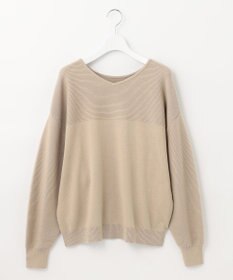 23区 【前後着用可能】コットンカシミヤ ニット