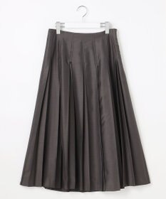 J.PRESS LADIES L エアリースパンボイル プリーツ スカート