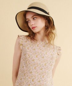 TOCCA 【UV97%以上カット・吸水速乾・抗菌防臭・洗える・サイズ調整可】BACK RIBBON HAT ハット