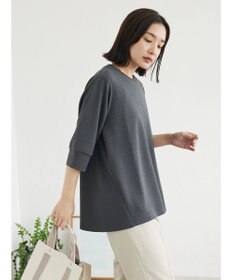 Green Parks ぽこぽこ７分袖カットプルオーバー