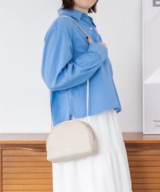 blancle シュリンクレザー ハーフサークルショルダー