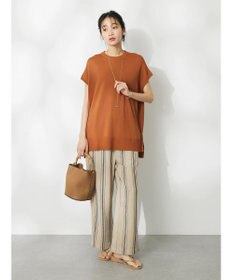 CRAFT STANDARD BOUTIQUE ＵＶカット接触冷感半袖ニットチュニック