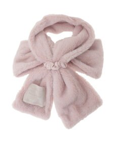 Maison de FLEUR パールリボン付きファーティペット