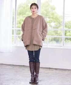 Tiaclasse 【洗える】デニムライク起毛ストレッチ