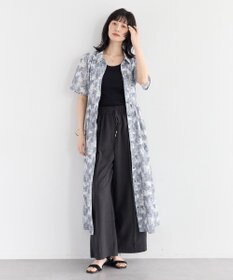 YECCA VECCA 【UVカット】サラサライージーワイドパンツ