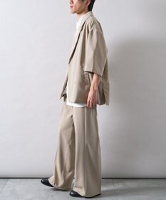 CRAFT STANDARD BOUTIQUE 半袖ダブルテーラードセットアップ