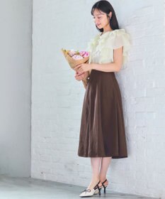 Feroux 【洗える】エアリーフリル ブラウス