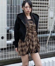 WEGO ドロストデザインキャミワンピース