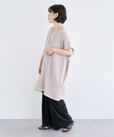 Green Parks 接触冷感ゆったりニットチュニック