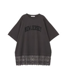AMERICAN HOLIC カレッジロゴレースドッキングＴシャツ