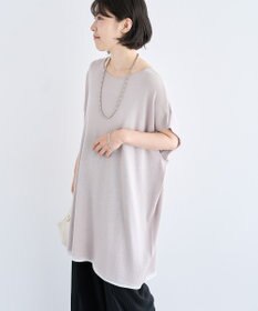 Green Parks 接触冷感ゆったりニットチュニック