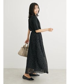 Green Parks シフォンＪＱアソートプリーツスカート