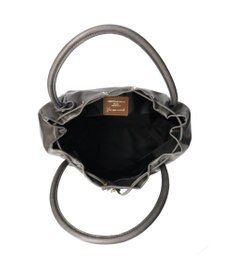 INTER-CHAUSSURES 【CHRISTIAN VILLA】レザー巾着ショルダーバッグ