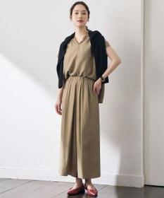 自由区 S 【セットアップ対応】エアリーツイルキュロット パンツ